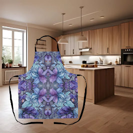 Periwinkle Garden Schürze