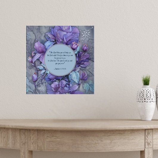 Periwinkle Garden Sessing individuell anpassbar Poster