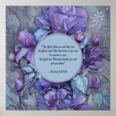 Periwinkle Garden Sessing individuell anpassbar Poster (Vorne)