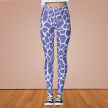 Periwinkle Giraffe Print Leggings<br><div class="desc">Periwinkle Giraffe Print</div>