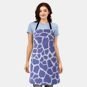 Periwinkle Giraffe Print Schürze