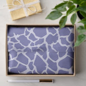 Periwinkle Giraffe Print Seidenpapier (Geschenk)