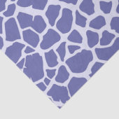 Periwinkle Giraffe Print Seidenpapier (Detail)