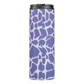 Periwinkle Giraffe Print Thermosbecher (Rückseite)