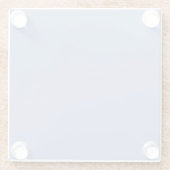 Periwinkle Glasuntersetzer (Rückseite)