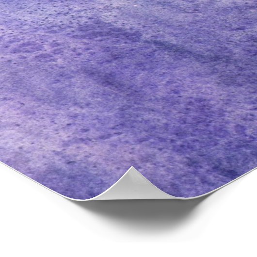 Periwinkle Gothic Fairy Art Poster Print (Ecke)