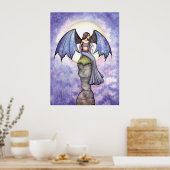 Periwinkle Gothic Fairy Art Poster Print (Küche)