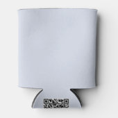 Periwinkle Gray Soft Weiß Pastellfarben Dosenkühler (Vorderseite)