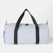 Periwinkle Gray Soft Weiß Pastellfarben Duffle Bag (Rückseite)