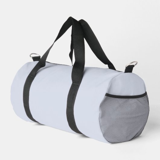 Periwinkle Gray Soft Weiß Pastellfarben Duffle Bag (Rechte Ecke)