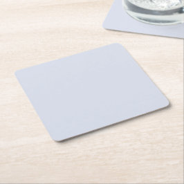 Periwinkle Gray Soft Weiß Pastellfarben Rechteckiger Pappuntersetzer