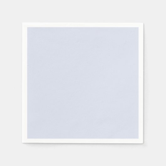 Periwinkle Gray Soft Weiß Pastellfarben Serviette (Vorderseite)