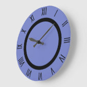 Periwinkle Große Wanduhr (Winkel)