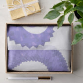 Periwinkle Herzdrache auf Weiß Seidenpapier (Geschenk)