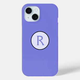 Periwinkle Initial Case-Mate iPhone Hülle