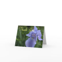 Periwinkle Iris Blume Wedding Vielen Dank