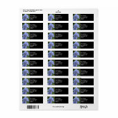 Periwinkle Iris Floral Wedding  (Vorne)