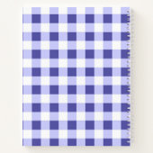 Periwinkle kariert notizblock (Rückseite)