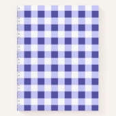 Periwinkle kariert notizblock (Vorderseite)