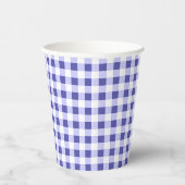 Periwinkle kariert pappbecher (Rechts)