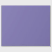 Periwinkle, leicht Lila, Pastellfarbe Minimalistis Geschenkpapier (Flach)