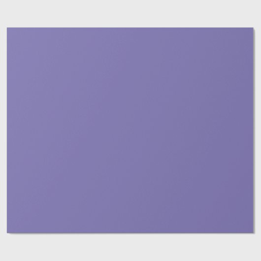 Periwinkle, leicht Lila, Pastellfarbe Minimalistis Geschenkpapier (Flach)