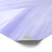 Periwinkle Lila Abstrakte Linien Pinselstriche Kun Poster (Ecke)
