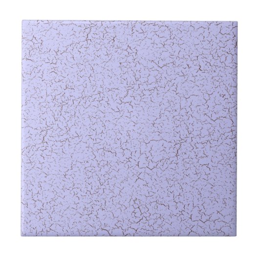 PeriWinkle Lila Crackle Glaze Solid Color Tile Fliese (Vorderseite)