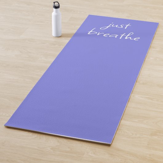 Periwinkle Lila nur atmen Yogamatte (Beispiel)
