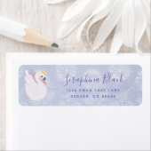 Periwinkle Lila Swan Princess Rücksendeadresse (Insitu)