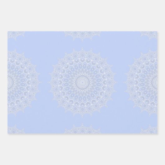 Periwinkle Mandala - Bora in Juniper Berry Geschenkpapier Set (Vorderseite 3)
