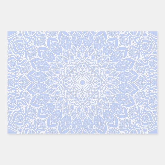 Periwinkle Mandala - Bora in Juniper Berry Geschenkpapier Set (Vorderseite 2)
