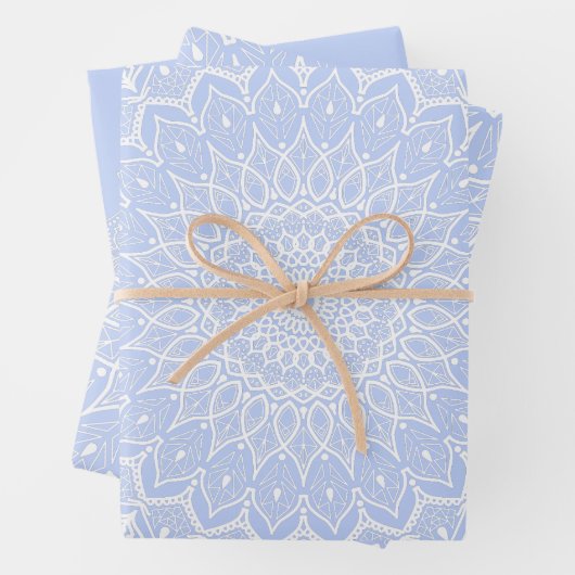 Periwinkle Mandala - Bora in Juniper Berry Geschenkpapier Set (Beispiel)