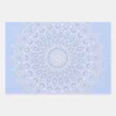 Periwinkle Mandala - Bora in Juniper Berry Geschenkpapier Set (Vorderseite)