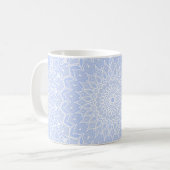 Periwinkle Mandala - Bora in Juniper Berry Kaffeetasse (Vorderseite Links)