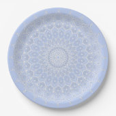 Periwinkle Mandala - Bora in Juniper Berry Pappteller (Vorderseite)