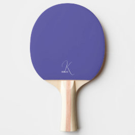 Periwinkle Mit Monogramm Ping Pong Paddle Tischtennis Schläger