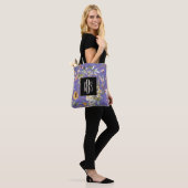 Periwinkle Monogram Fine Art Florals Shoulding Tas Tasche (Am Model)