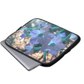 Periwinkle Nicotiana Laptap Sleeve (Vorne Knopf)