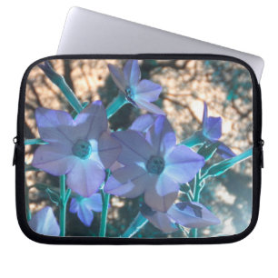 Periwinkle Nicotiana Laptap Sleeve