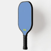 Periwinkle Personalisiert Mit Monogramm Pickleball Schläger (Links)