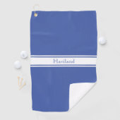 Periwinkle Personalisiertes Golfhandtuch HAMbWG (Insitu)