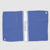 Periwinkle Personalisiertes Golfhandtuch HAMbWG (Horizontal)