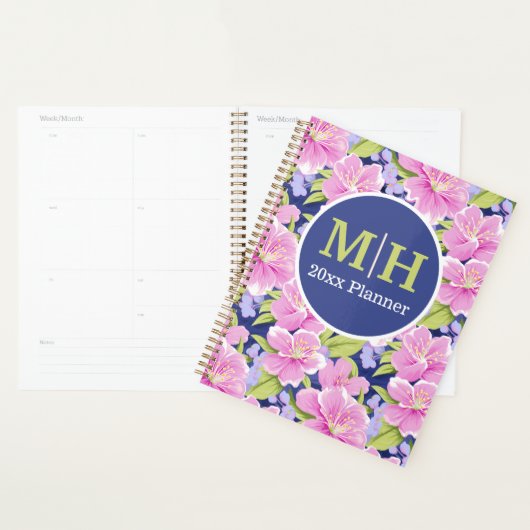 Periwinkle, Pink, and Lime Floral Planer (Anzeige)