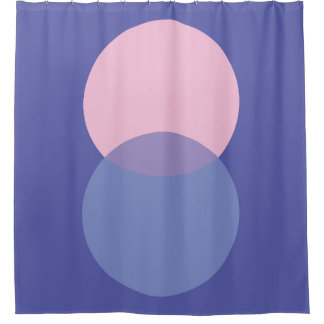 Periwinkle & Pink Duschvorhang