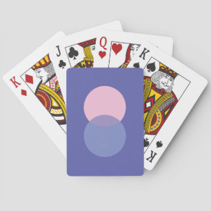 Periwinkle & Pink Spielkarten