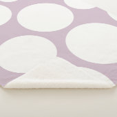 Periwinkle Polka Dot Blanket Sherpadecke (3/4)