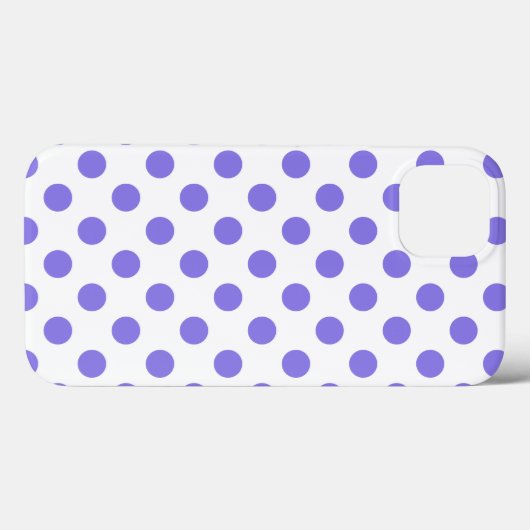 Periwinkle polka dots iPhone Case-Mate Case-Mate iPhone Hülle (Rückseite (Horizontal))