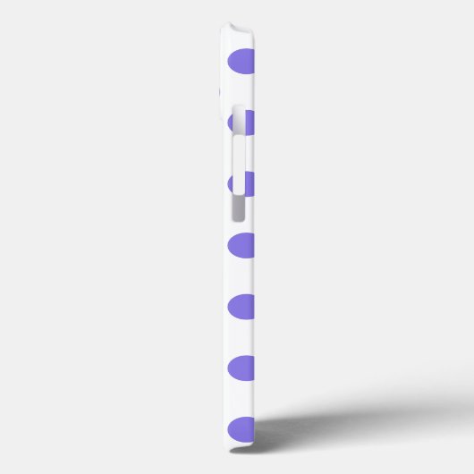 Periwinkle polka dots iPhone Case-Mate Case-Mate iPhone Hülle (Rückseite / Links)