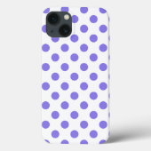 Periwinkle polka dots iPhone Case-Mate Hülle (Rückseite)